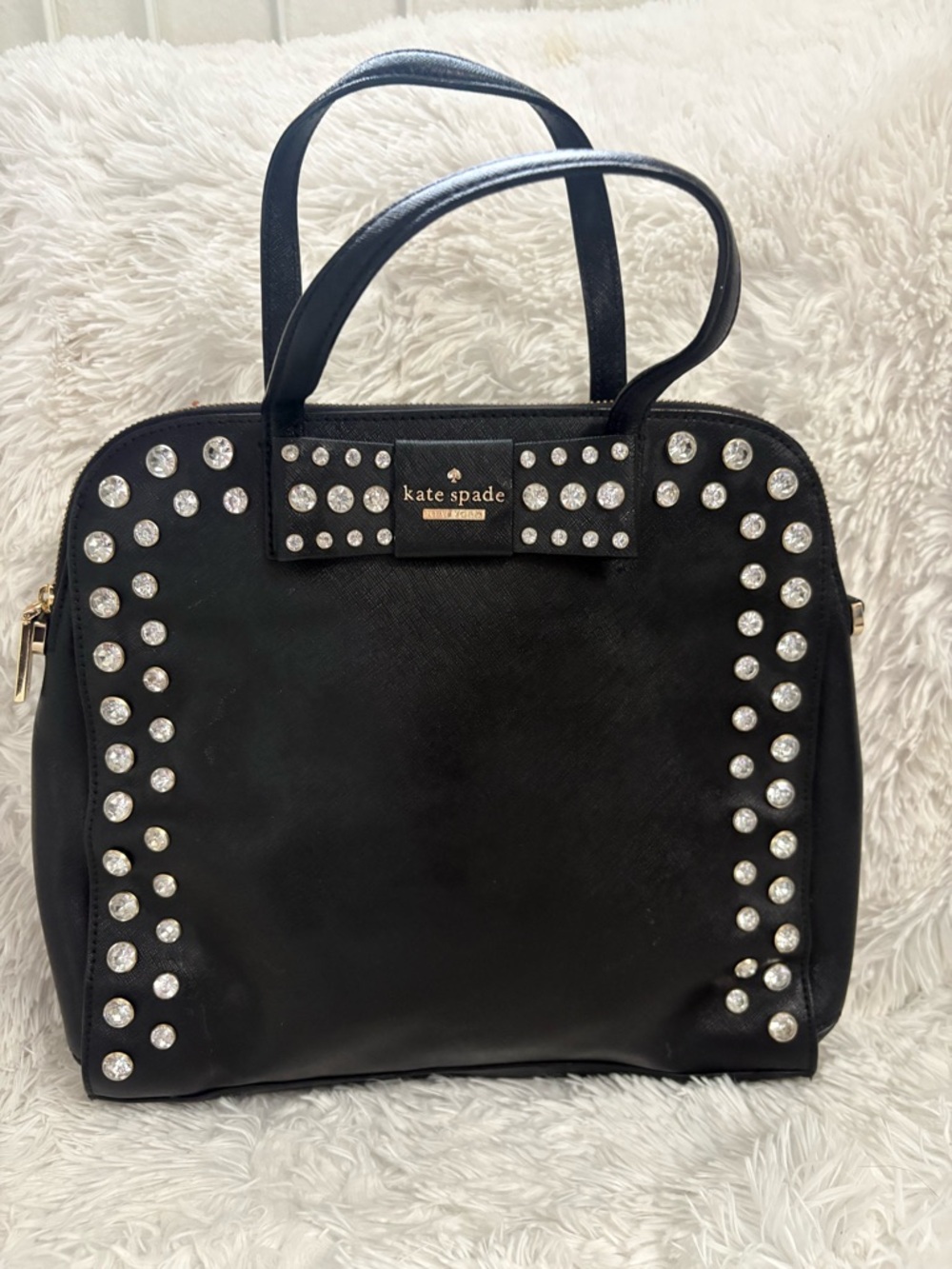 kate spade Black Studded Satchel